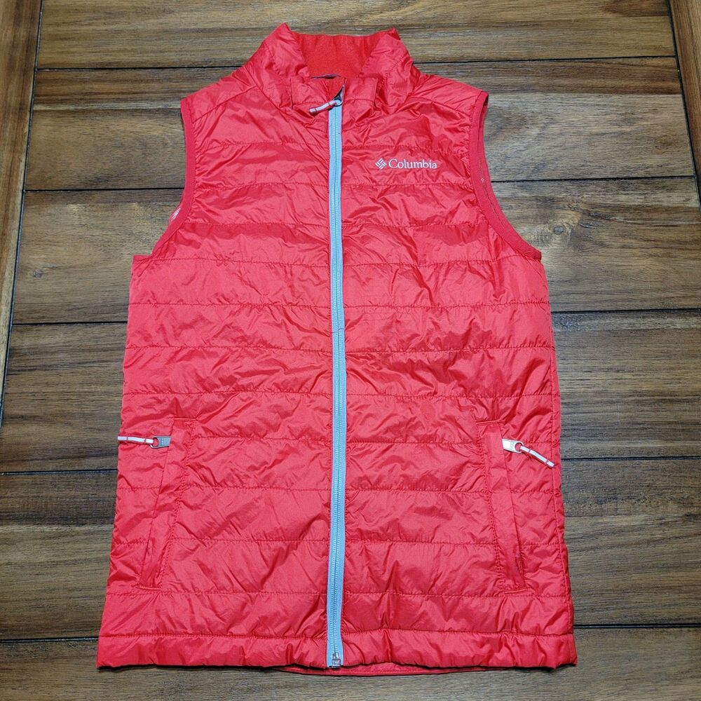 Columbia Red Puffer Vest - Size Kids Medium